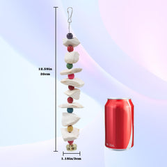 MinrzPet bird toy showing easy install hooks for quick cage setup.
