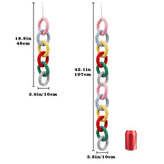 MinrzPet cage accessories climbing toy mimics jungle vines for enrichment.