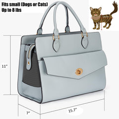 Minsong pet carrier purse ventilation mesh: airflow for pet comfort during travel