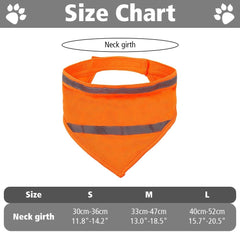 MiOYOOW dog bandana adjustable neck for a snug fit.