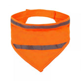 MiOYOOW dog bandana with reflective stripes for safer night walks.