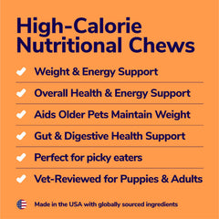 Miracle Vet soft treats for puppies shown as tasty growth-support snack.