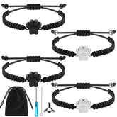 Misdary cremation urn bracelet paw-pendant closeup highlights durable memory-keeping design