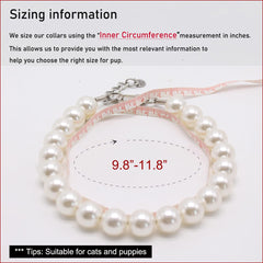 MISS PET 0.7-inch pearls create a bold, glamorous statement on big breeds.