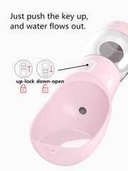 Misthis dog water bottle leak proof cap prevents spills during hiking