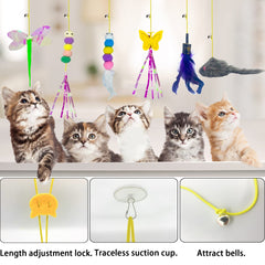 Mitubati cat toy bell sound attracts attention during interactive play