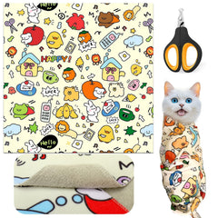 Mity rain cat wrap nail clipping: secure grooming during trimming
