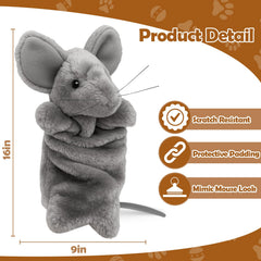 Mity rain cat wrestling toy puppet in action demonstrates engaging gameplay that keeps a cat entertained.