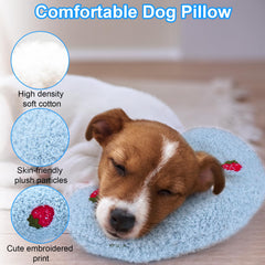 Mity rain dog pillow high-density filling close-up highlighting soft support.