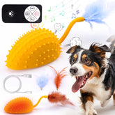 Mity rain juguete interactivo para perros con control remoto y pluma