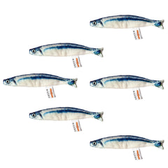 Miwoowim saury fish toy pack closeup shows lifelike texture for engaging indoor play