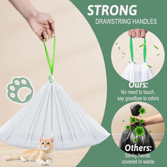 Miwow leak-proof litter bags lock in liquids and odors