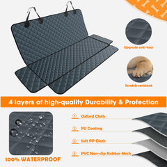 MIXJOY 4-in-1 convertible backseat cover used as cargo liner