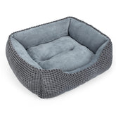 Cama MIXJOY para perros rectangular 20 pulgadas, vista general, descanso cómodo para mascotas