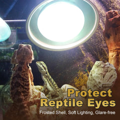 MIXJOY heat lamp dimmable feature close-up demonstrates adjustable brightness for precise habitat control