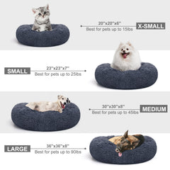 MIXJOY Orthopedic Donut Bed machine-washable materials allow easy cleaning.