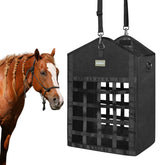 MIYABALA hay bag two-sided slow feeding design supports calm grazing