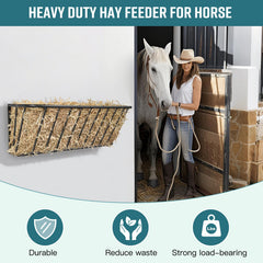 MIYABALA hay feeder 20 gallon capacity emphasizes generous hay storage