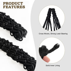 MIYABALA hay net durable material withstands weather and daily use.