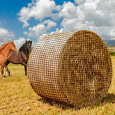 MIYABALA round bale hay net 5x5 ft in full view for spacious feeding