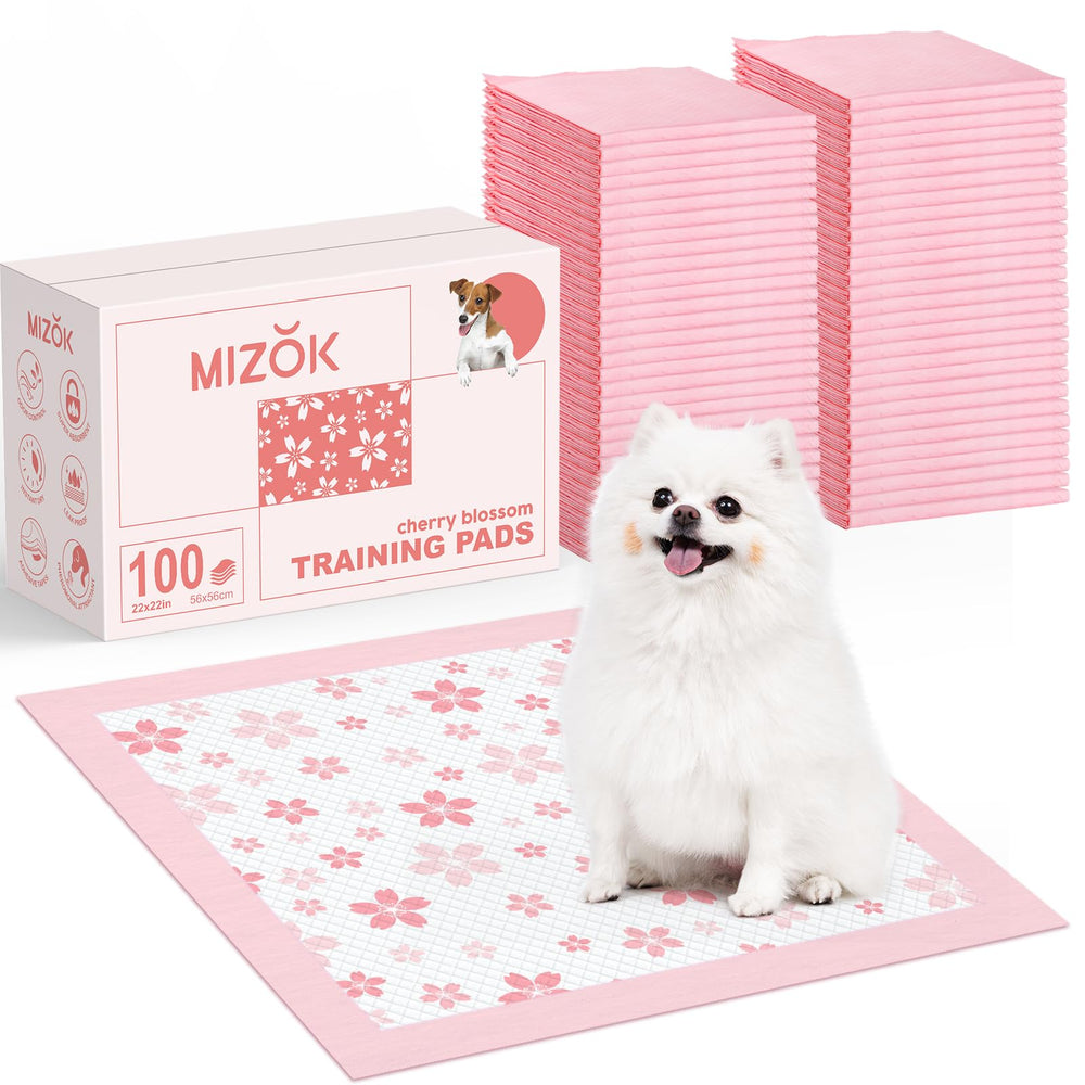 MIZOK Puppy Pads full product view shows ready-to-use potty training solution