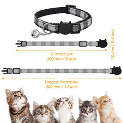 MJIYA cat collar breakaway buckle close-up demonstrates safe release and secure wear.