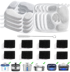 MJYNITE Veken filters kit with eight sponges for clean, safe pet water