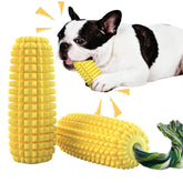 Mloowa corn-interactive-chew-toy promotes engaging play and multi-directional plaque brushing.