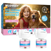 MLOVEXY dog calming diffuser plug-in demonstrates fast anxiety relief for dogs.