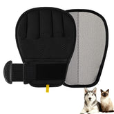 MMGOPET pet hair remover glove with adjustable wrist strap for secure, non-slip grip.
