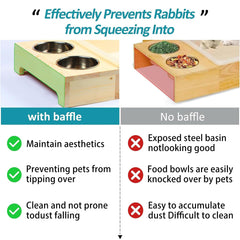 MOBYKE vertical hay rack design reduces waste and mess.