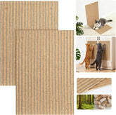 Mocherpion cork cat scratch pad wall-mounted option reduces furniture wear and saves space.