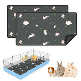 MODESLAB guinea pig cage liner 28x56 shows leakproof backing for secure placement.