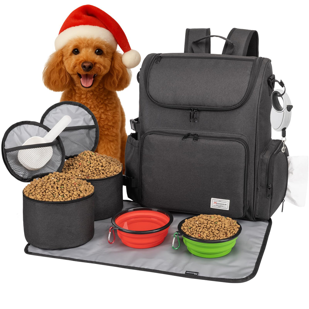 Modoker dog travel bag front view highlights compact airline-approved design for easy under-seat travel.