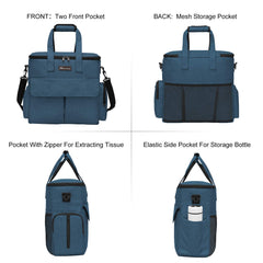 Modoker dog travel bag with multi-pocket layout for organized on-the-go storage.