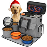 Modoker dog travel bag under-seat design keeps essentials within reach during flights.