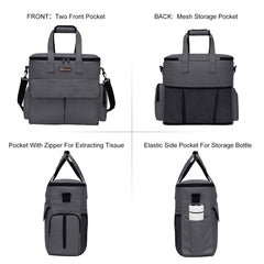 Modoker pet travel kit with multiple pockets for organized essentials