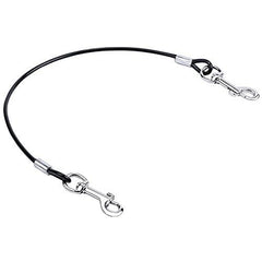 Mogoko coated stainless steel rope close-up shows chew-proof durability.