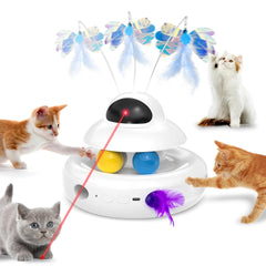 MOHAYA butterfly toy with fluttering wings and bell for active chasing play.