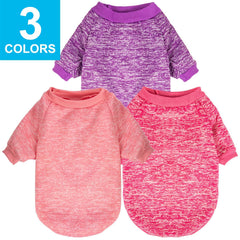 MOIRIG dog sweater pink purple hotpink pack3 – festive winter styling
