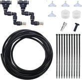 Moistenland reptile terrarium misting kit nozzle delivers fine humidity.