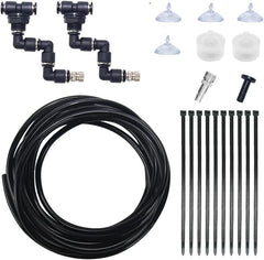 Moistenland reptile terrarium misting kit nozzle delivers fine humidity.