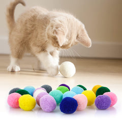 Molain cat ball promotes carry-and-fetch fun for curious cats.