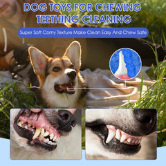 Molantaule dog toy tug handle crinkle inspires bonding through interactive play