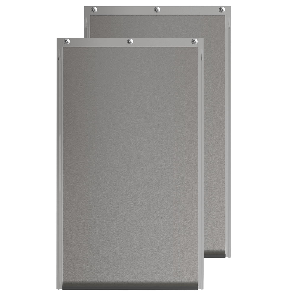 molyly 2-pack dog door flaps front view showing durable TPU weatherproofing
