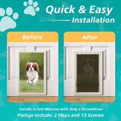 MOLYLY PAC11-11040-compatible flap installed showcases easy setup.