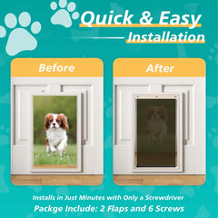 molyly petsafe compatible flap close-up with magnetic closure
