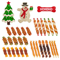 MON2SUN Christmas bone chew supports a routine dental-cleaning moment