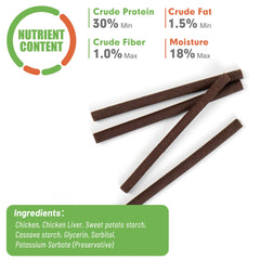 MON2SUN ingredients panel with chicken and liver highlights gluten-free choice