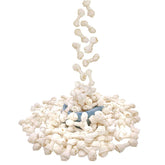 MON2SUN dog rawhide knot bones 2.5-inch pack aids puppy teething with long-lasting chew.